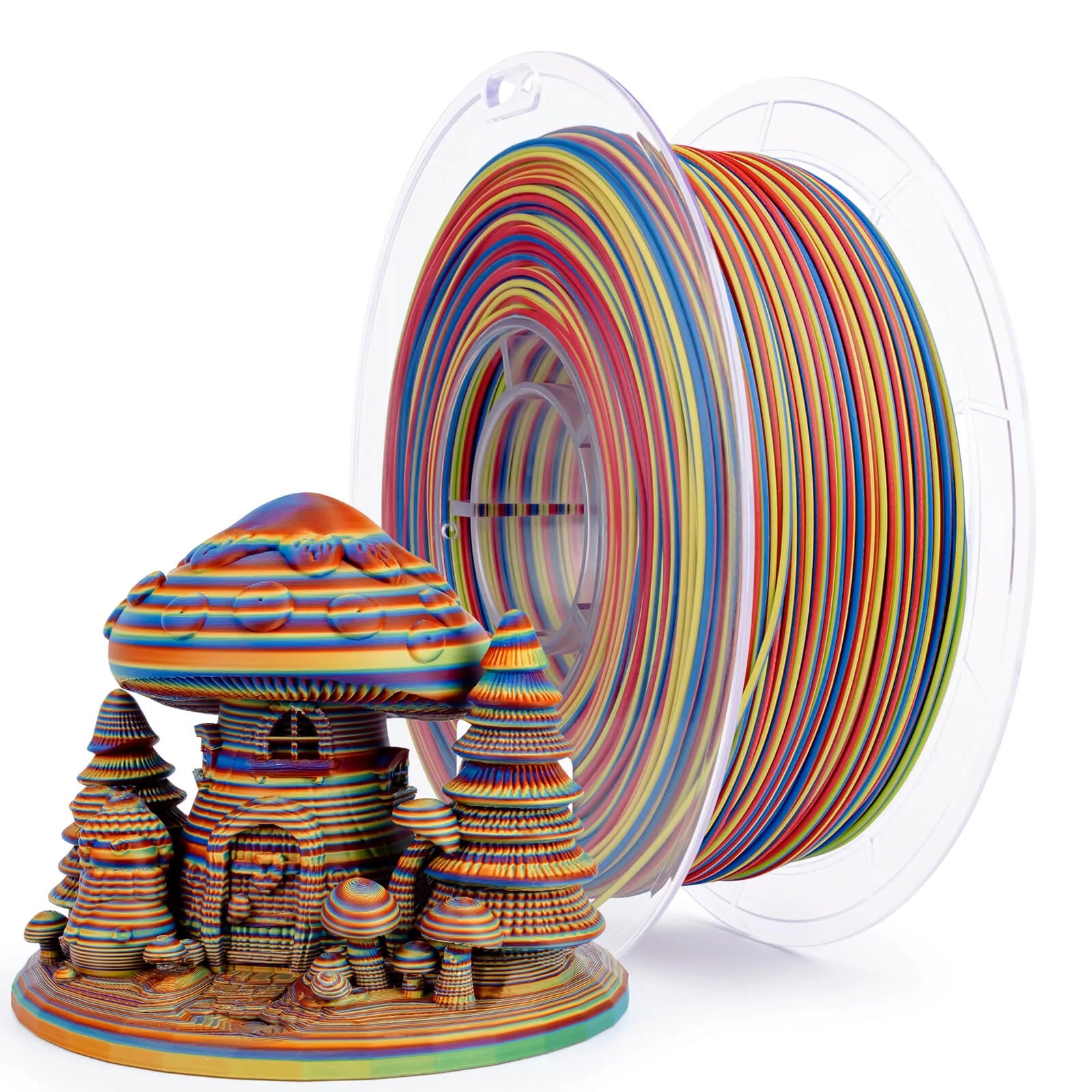 ZIRO Stripes Matte PLA Fast Color Change Filament 1.75mm 1kg/2.2lb Spool