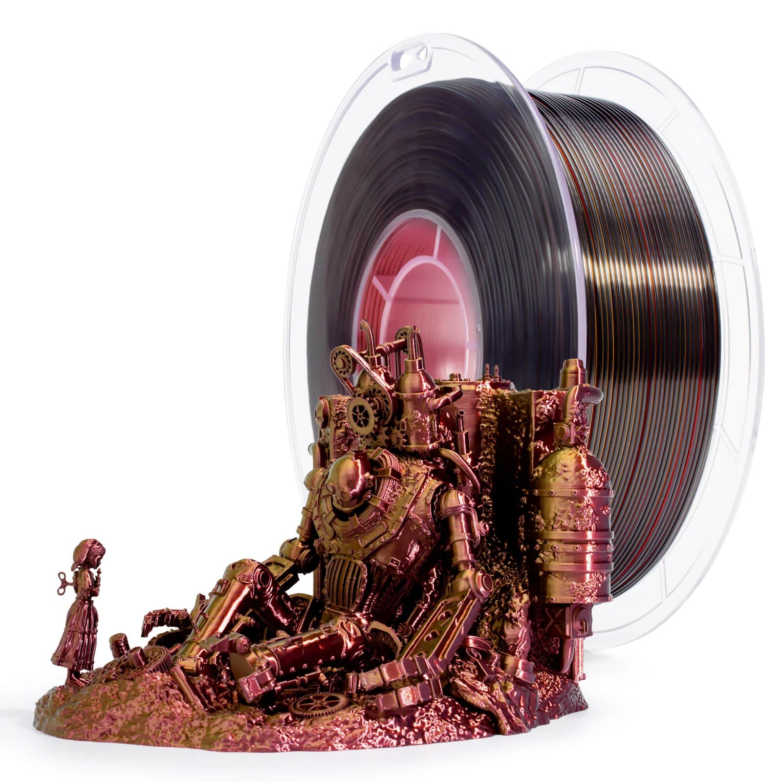 ZIRO Tri-color Silk PLA Filament 1.75mm