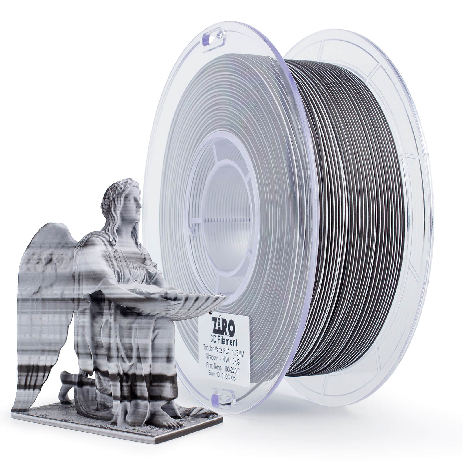 ZIRO Tri-color Matte PLA Filament 1.75mm