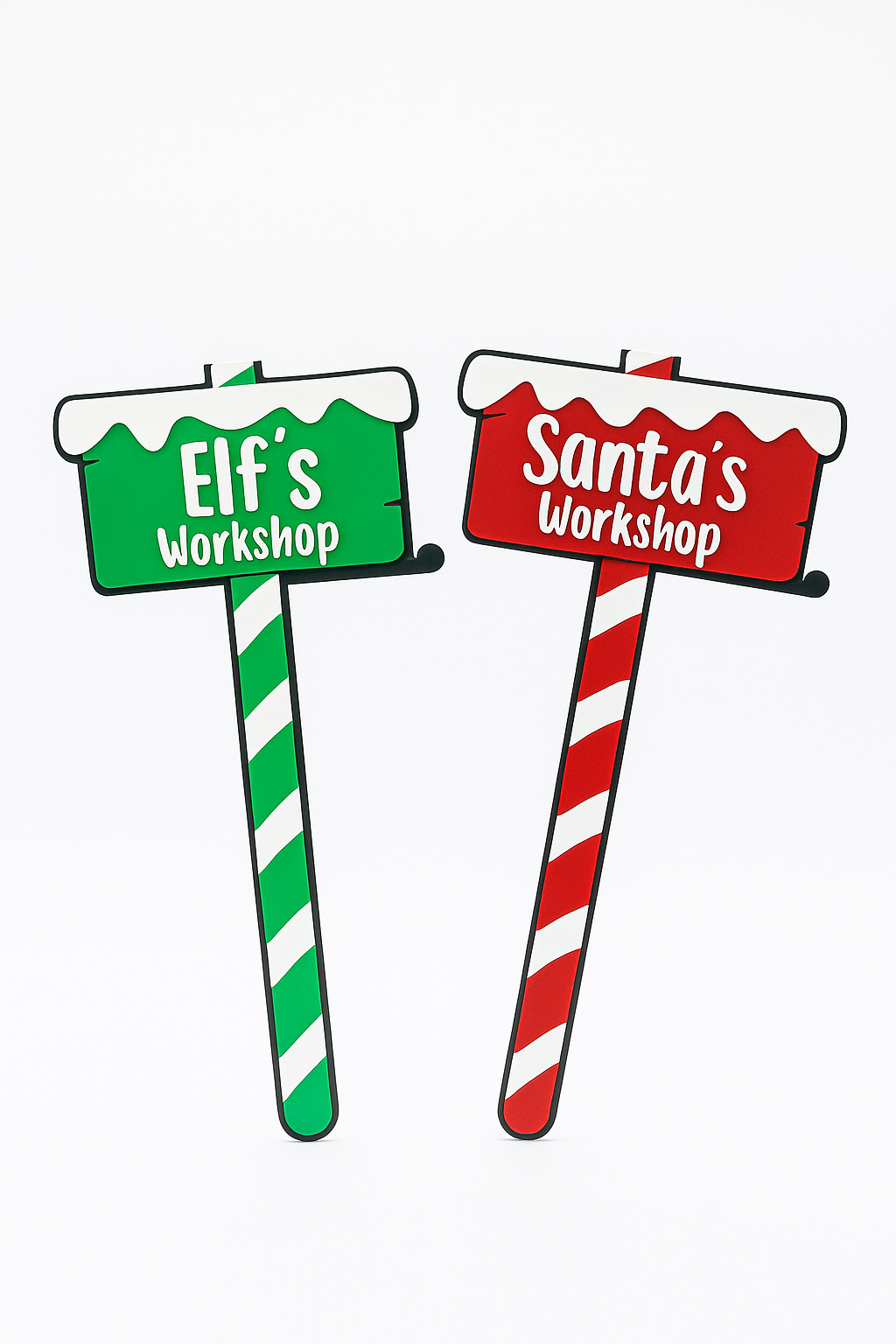 Christmas Workshop Signs