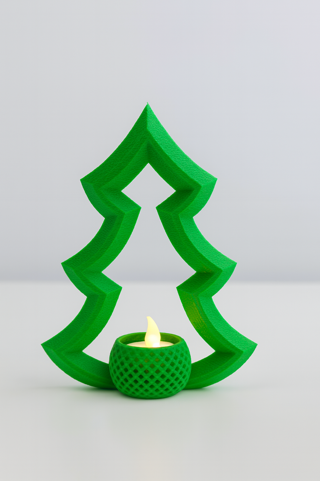 Christmas Tree LED Tealight Holder