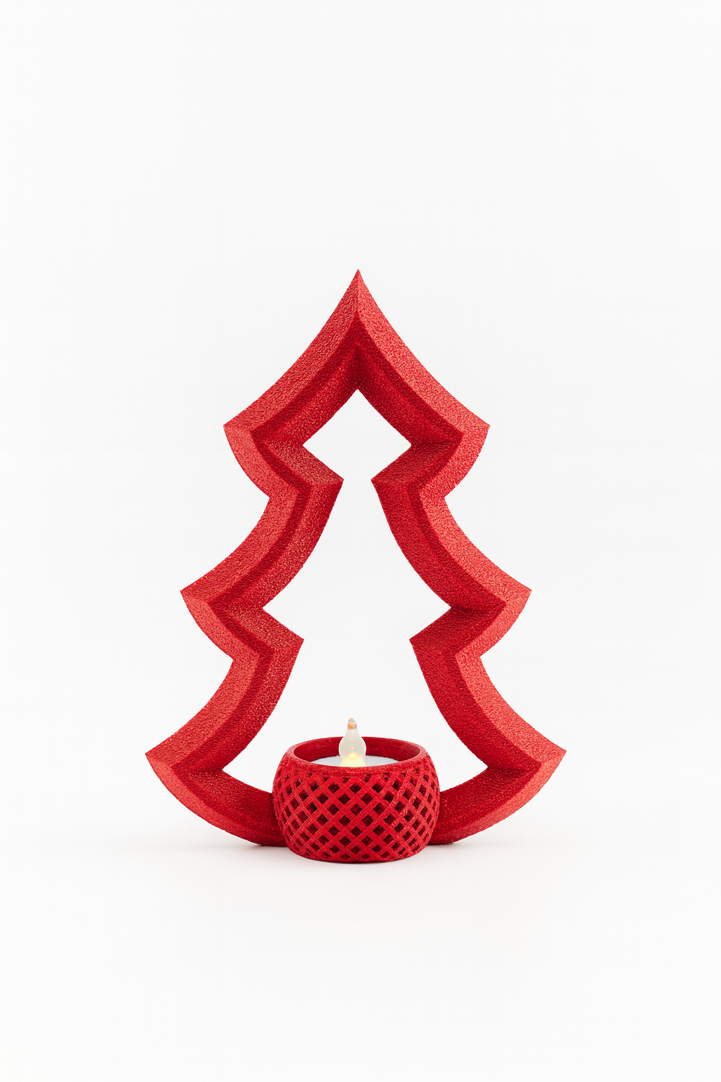 Christmas Tree LED Tealight Holder