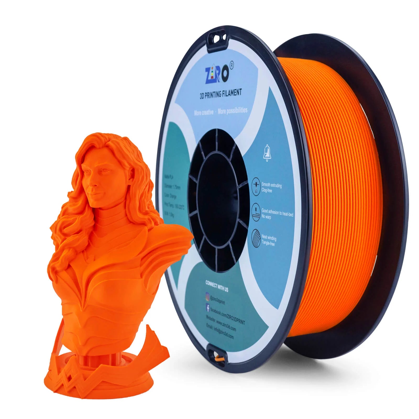 ZIRO Matte PLA Filament 1.75mm