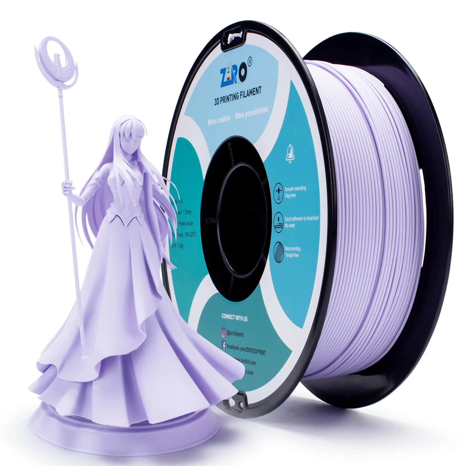 ZIRO Matte PLA Filament 1.75mm