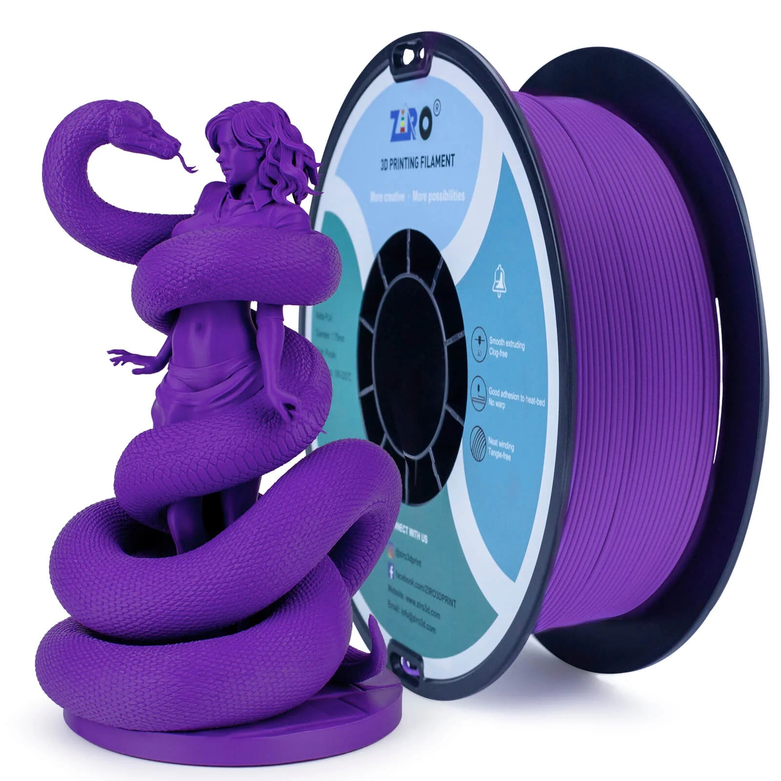 ZIRO Matte PLA Filament 1.75mm