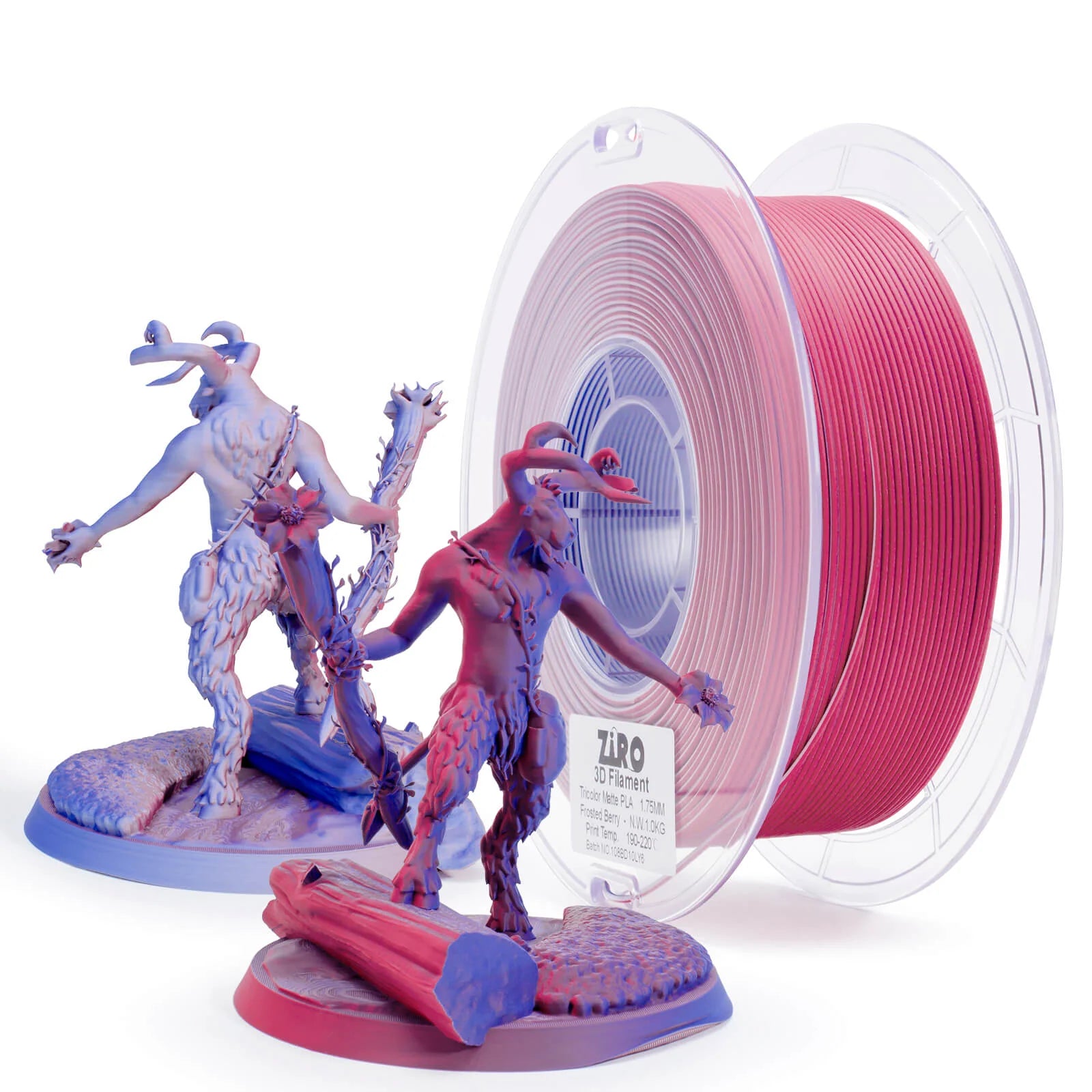 ZIRO Tri-color Matte PLA Filament 1.75mm