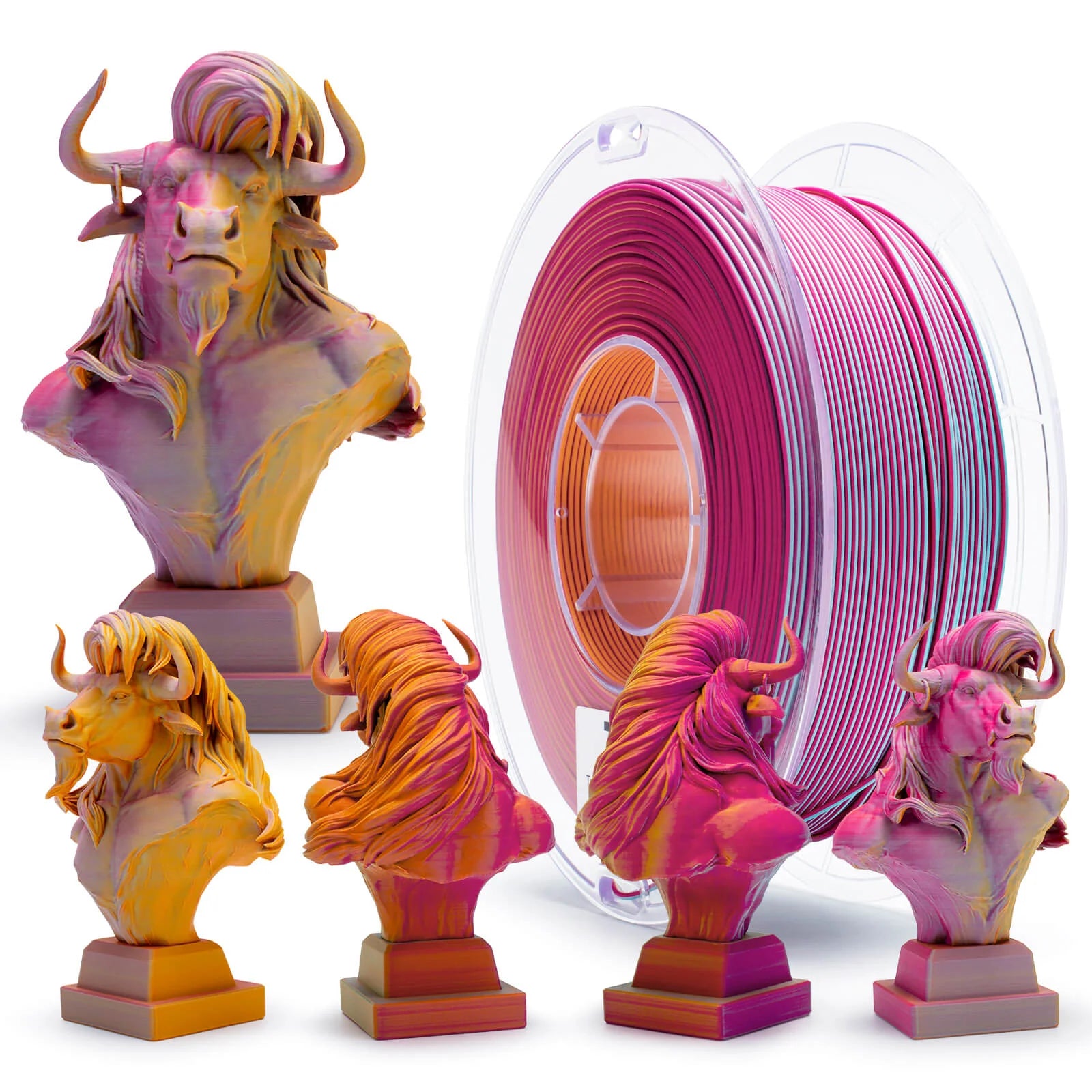 ZIRO Tri-color Matte PLA Filament 1.75mm