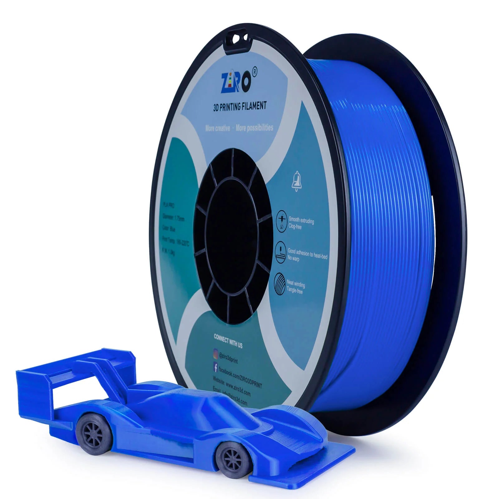 ZIRO PLA PRO Basic Color Series Filament 1.75mm
