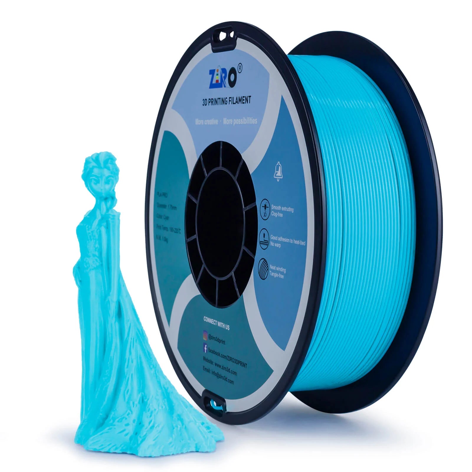 ZIRO PLA PRO Basic Color Series Filament 1.75mm