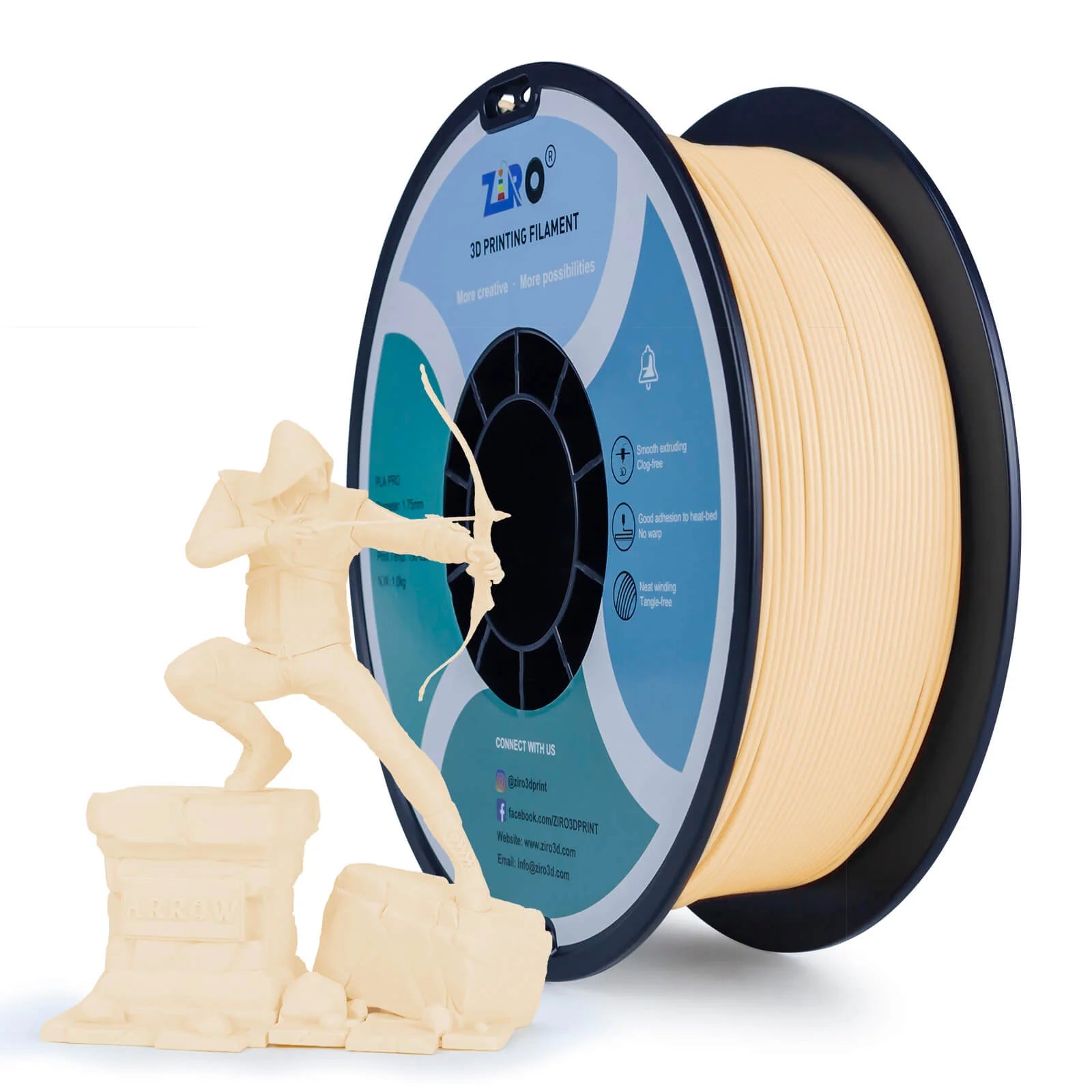 ZIRO PLA PRO Basic Color Series Filament 1.75mm